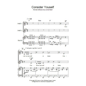 Consider Yourself (from Oliver!) (arr. Rick Hein)