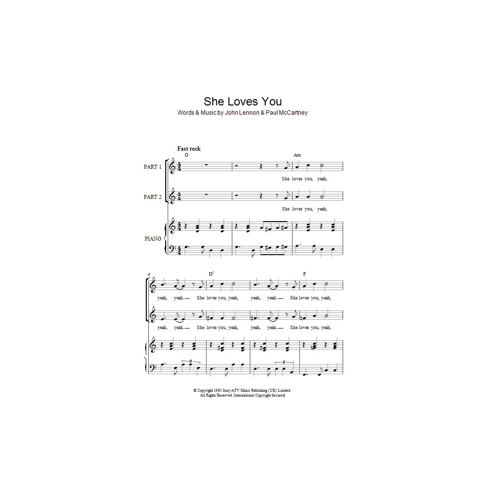 She Loves You (arr. Rick Hein)
