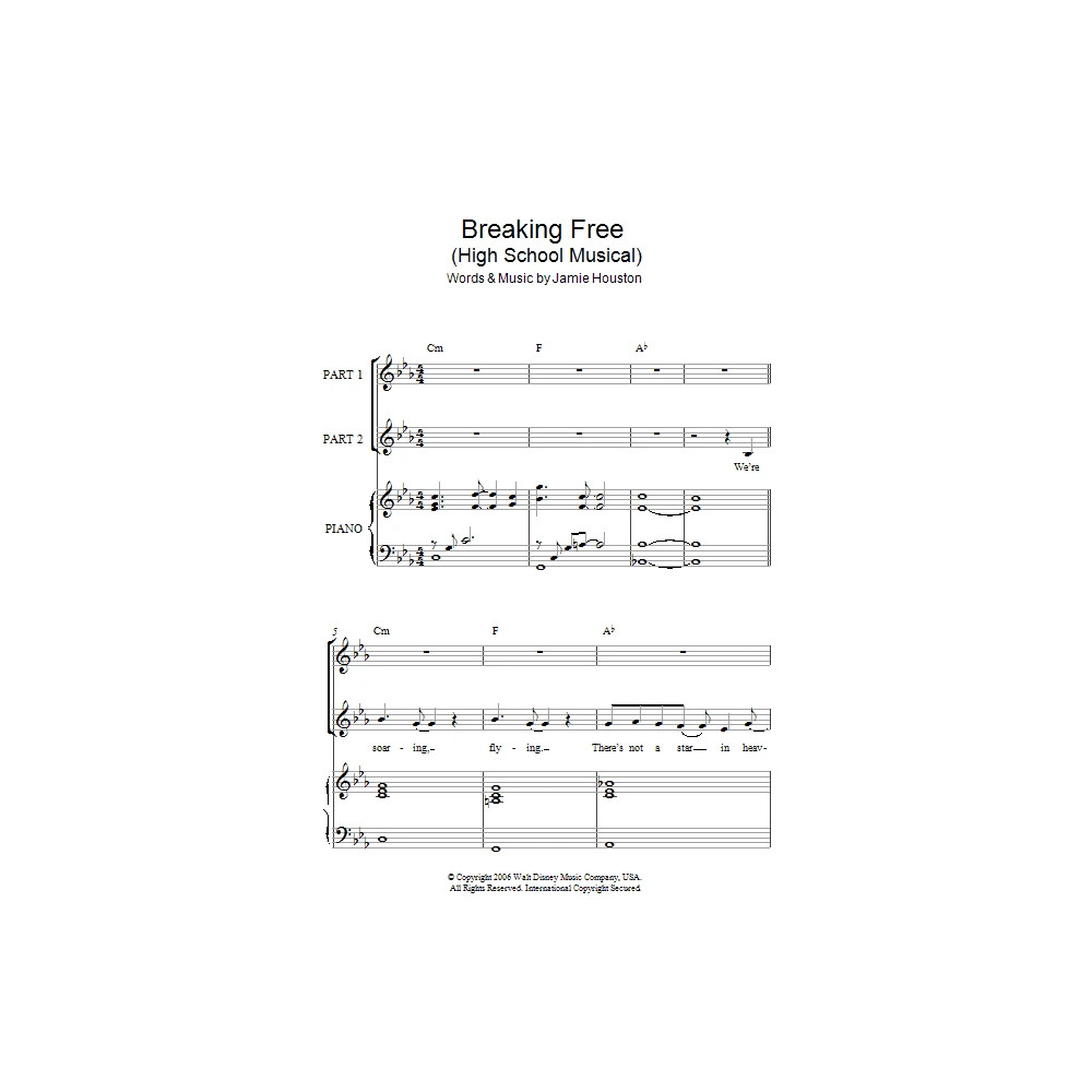 Breaking Free (from High School Musical) (arr. Rick Hein)