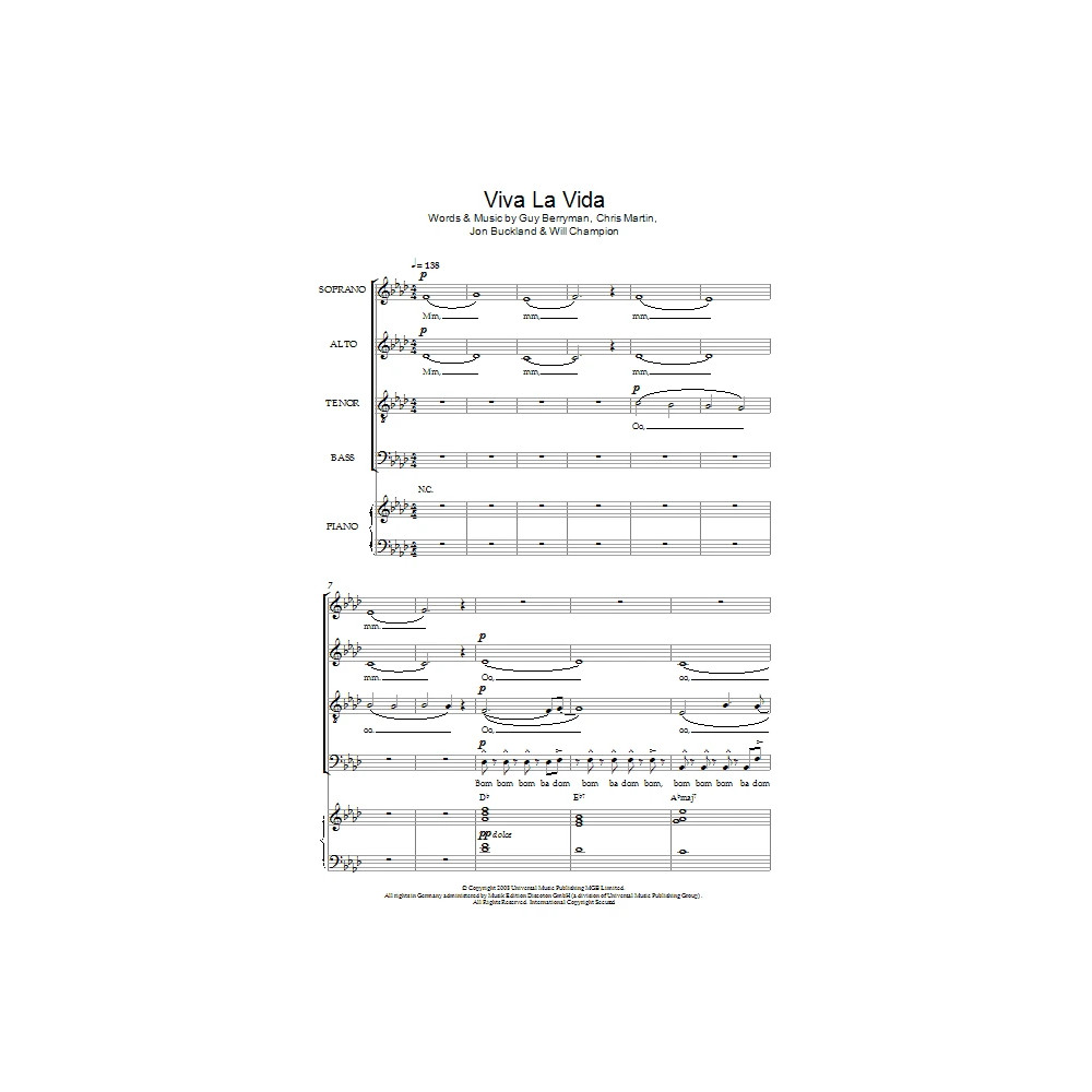 Viva La Vida (arr. Christopher Hussey)