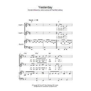 Yesterday (arr. Rick Hein)