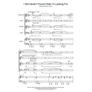 I Still Haven't Found What I'm Looking For (arr. Jeremy Birchall)