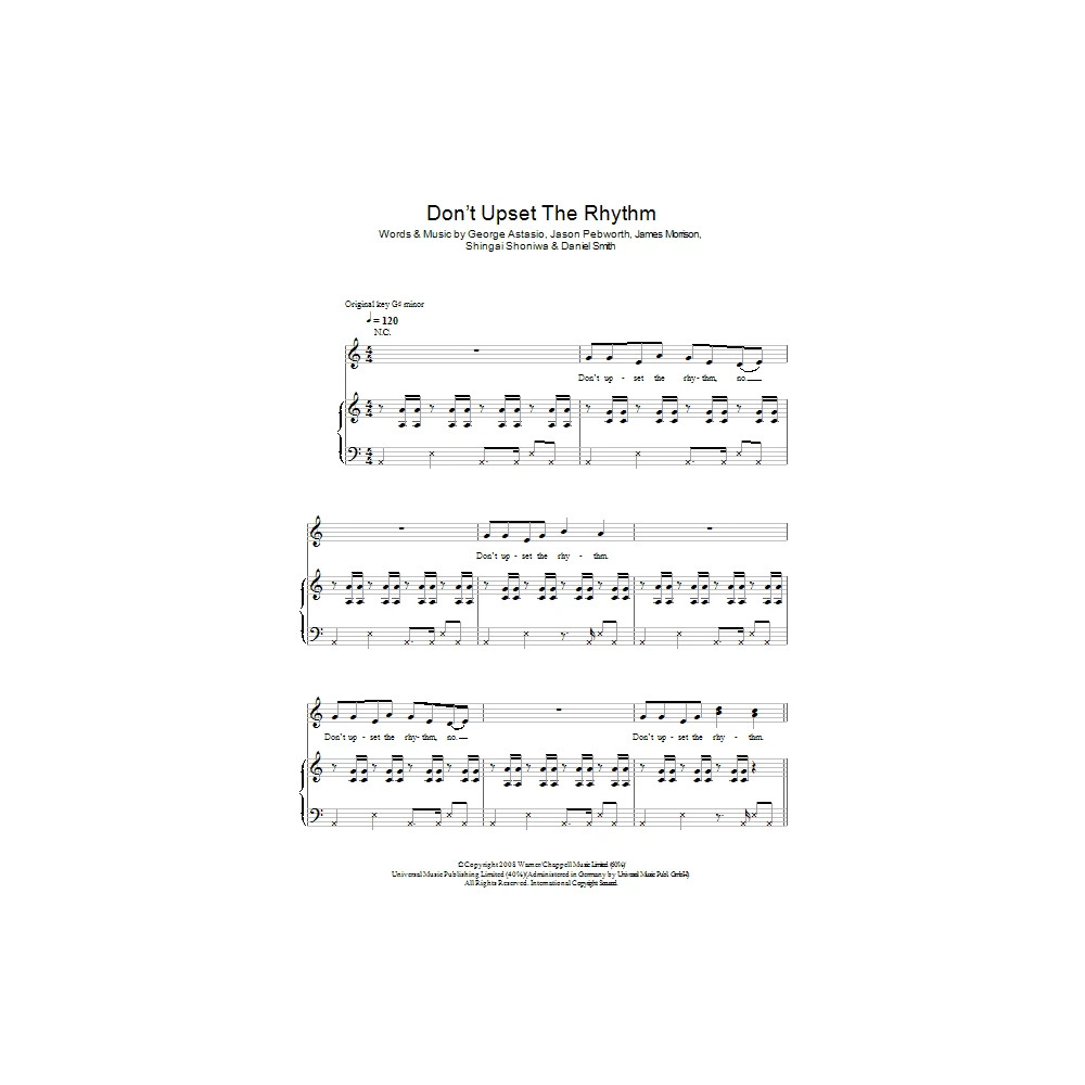 Don''t Upset The Rhythm