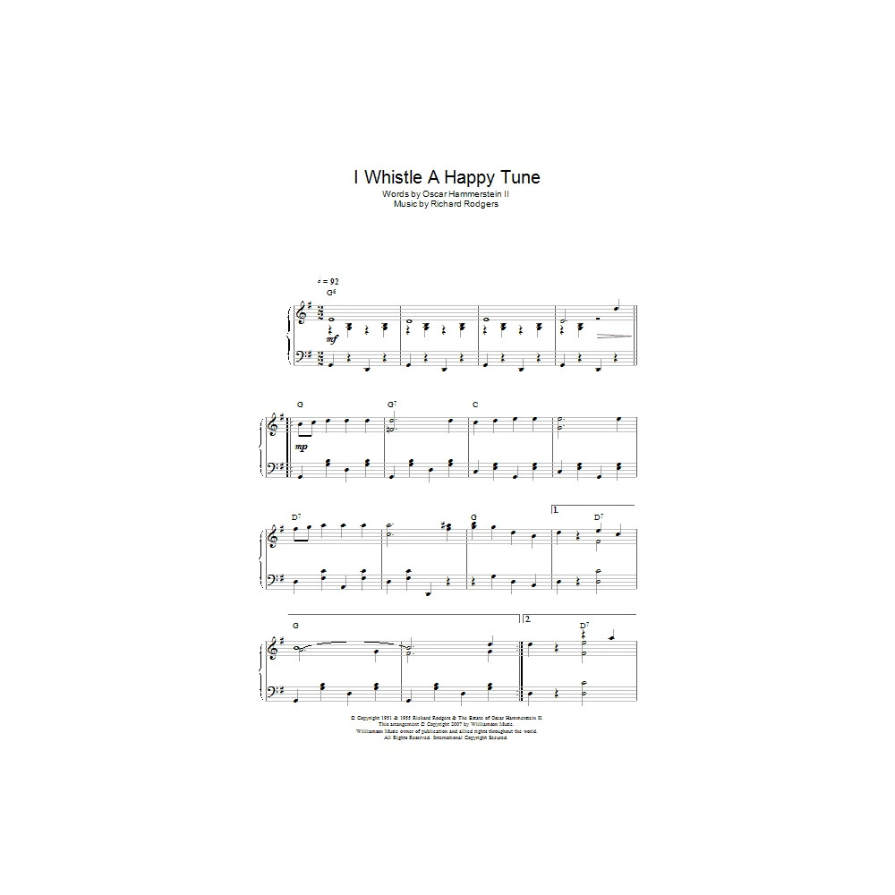 I Whistle A Happy Tune