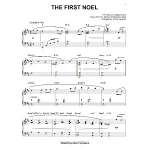 The First Noel [Jazz version] (arr. Phillip Keveren)