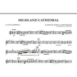 Highland Cathedral - Eb Alto Saxophone 1