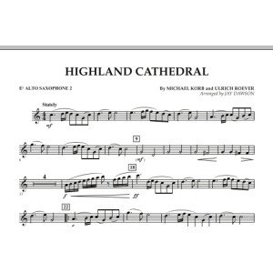 Highland Cathedral - Eb Alto Saxophone 2
