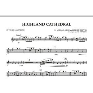 Highland Cathedral - Bb Tenor Saxophone