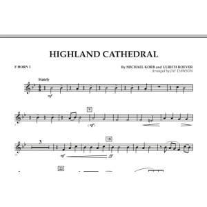 Highland Cathedral - F Horn 1