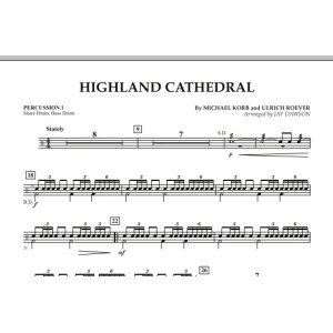 Highland Cathedral - Percussion 1