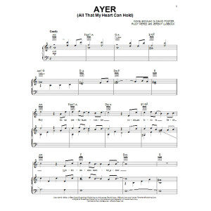 Ayer (All That My Heart Can Hold)