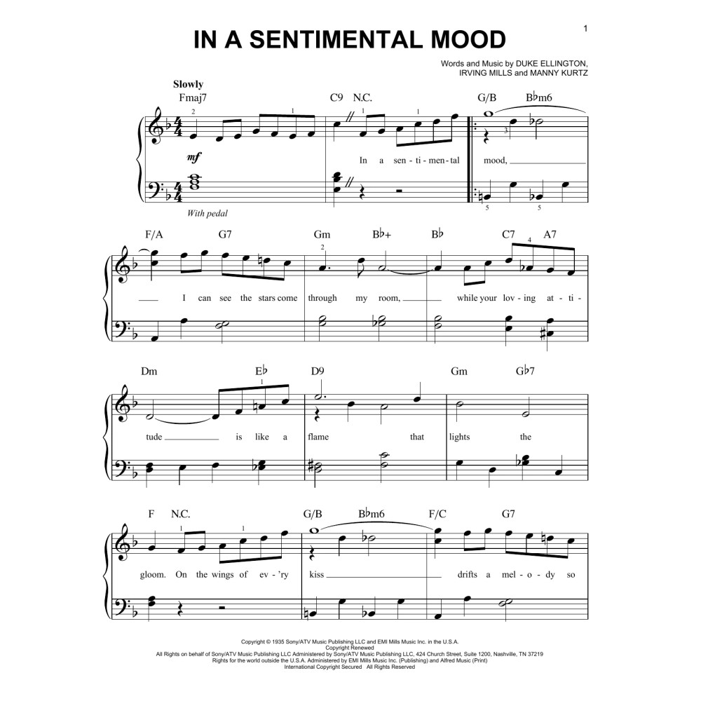 In A Sentimental Mood