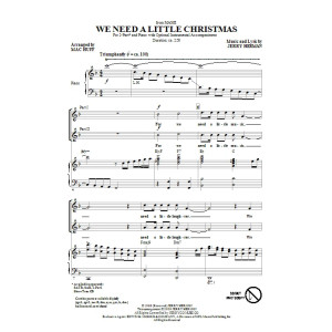 We Need A Little Christmas (from Mame) (arr. Mac Huff)