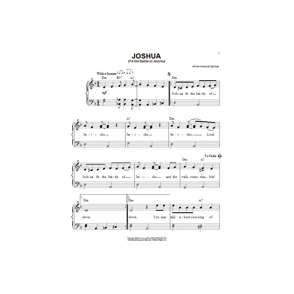 Joshua (Fit The Battle Of Jericho)