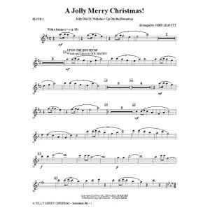 A Jolly Merry Christmas - Flute 1