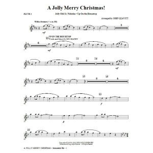 A Jolly Merry Christmas - Flute 2