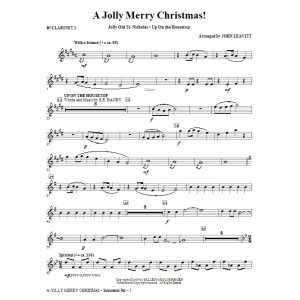 A Jolly Merry Christmas - Bb Clarinet 1