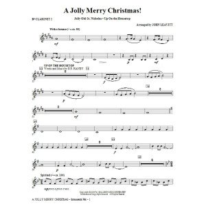A Jolly Merry Christmas - Bb Clarinet 2