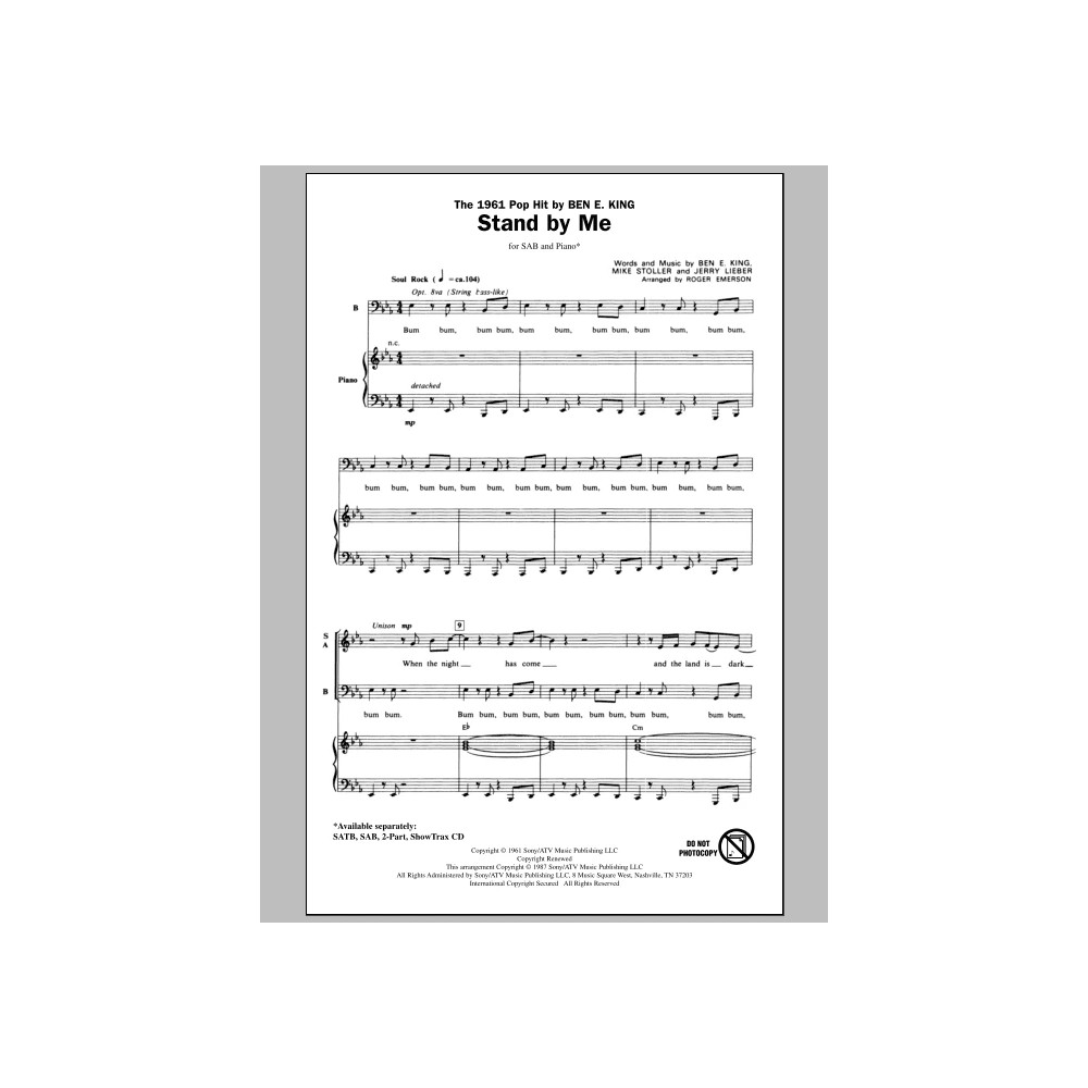 Stand By Me (arr. Roger Emerson)