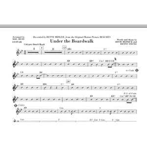 Under The Boardwalk - Guitar
