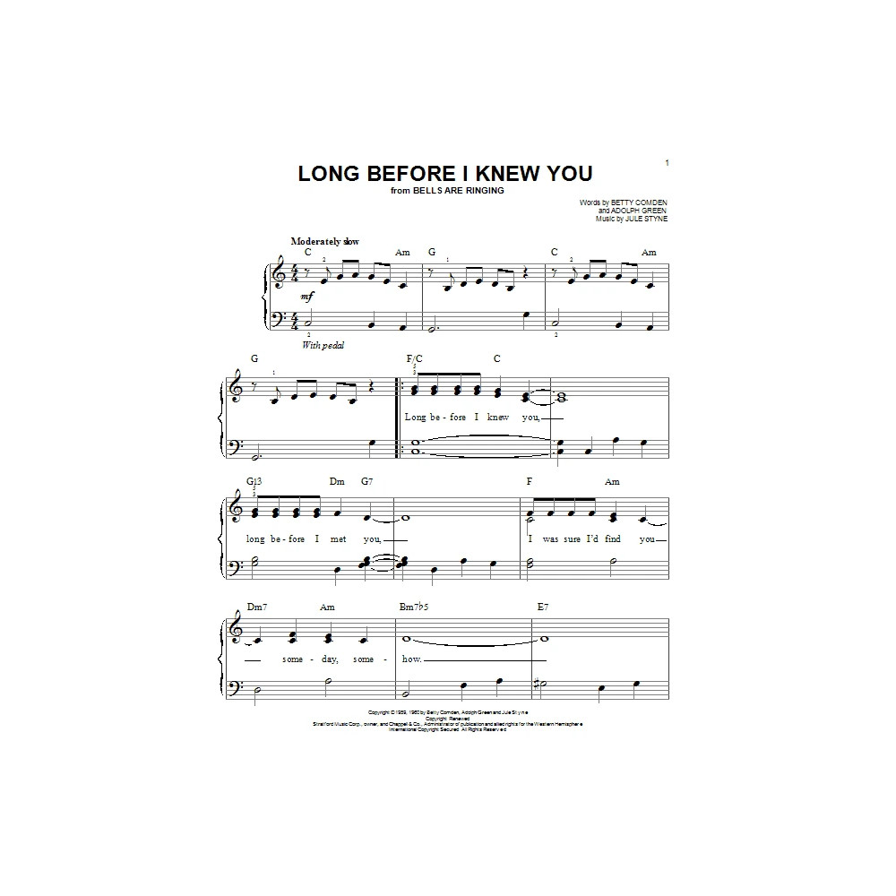 Long Before I Knew You