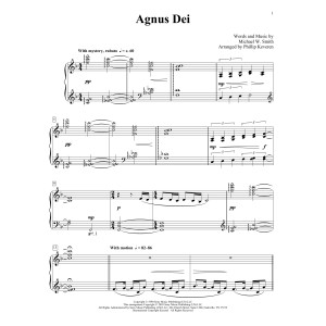 Agnus Dei (arr. Phillip Keveren)