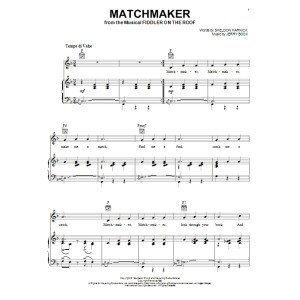 Matchmaker (from Fiddler On The Roof)