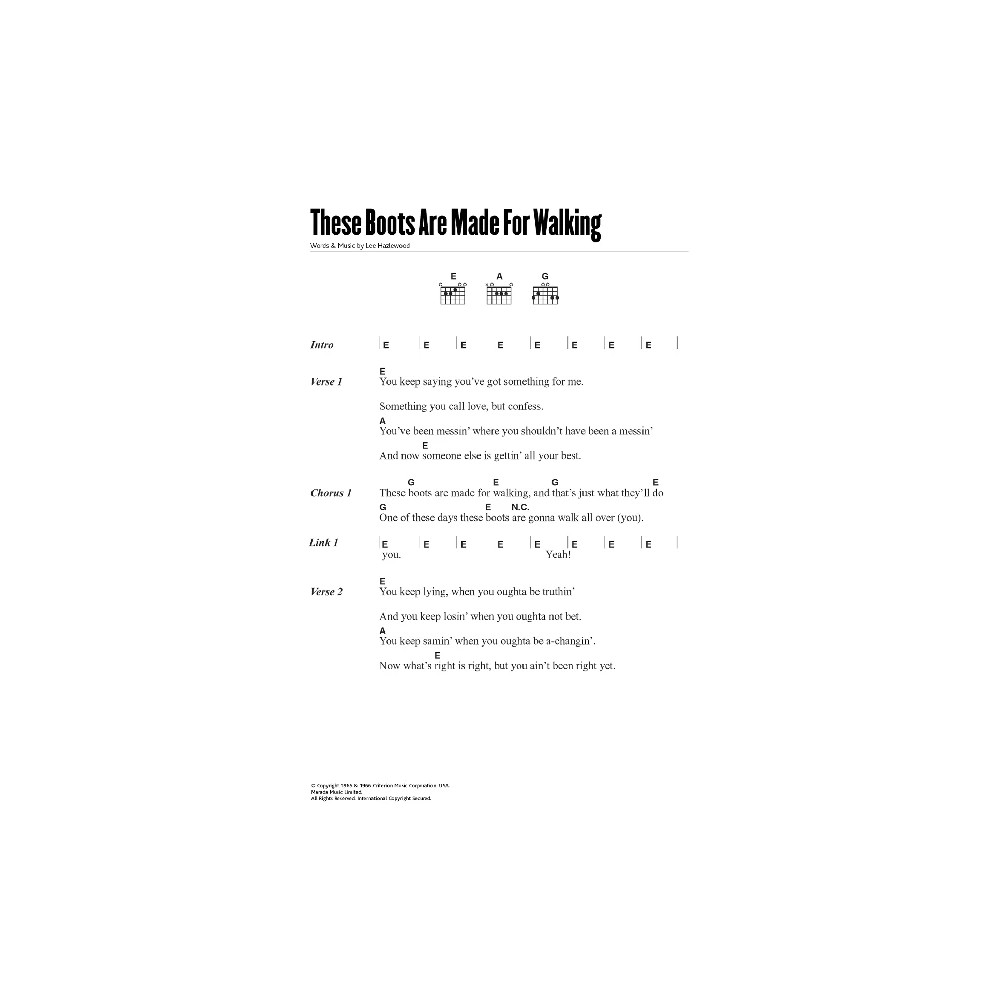 These Boots Are Made For Walking