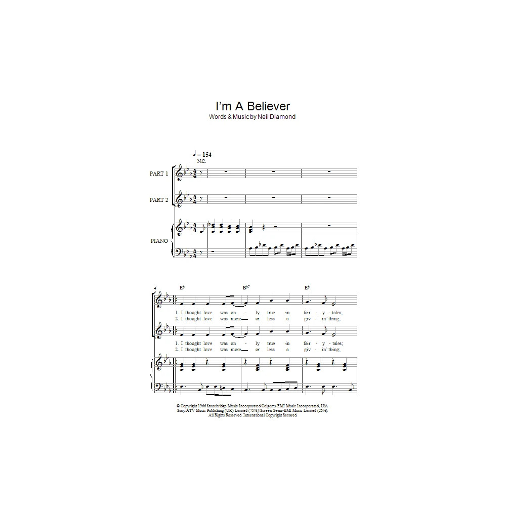 I''m A Believer (arr. Rick Hein)