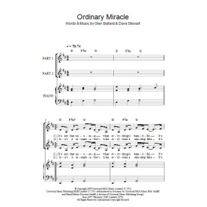 Ordinary Miracle (arr. Rick Hein)