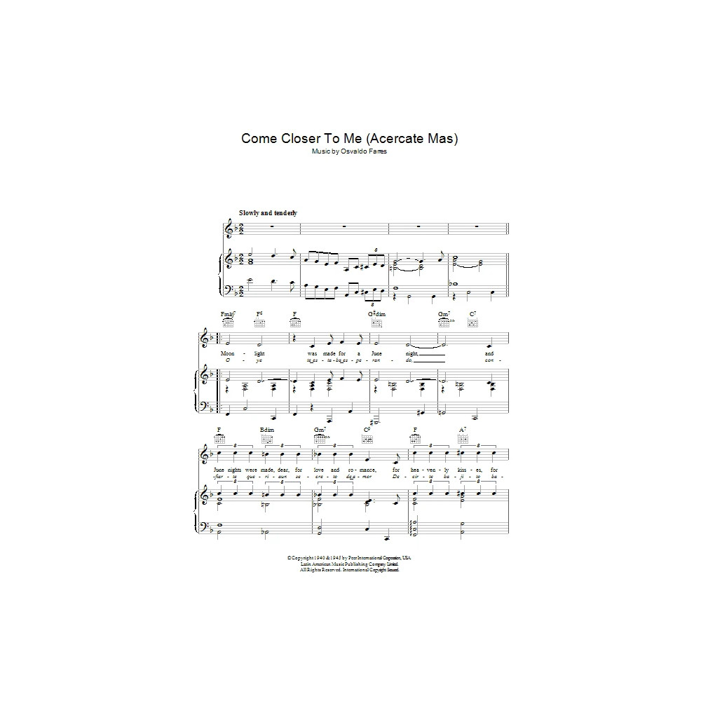 Come Closer To Me (Acercate Mas)