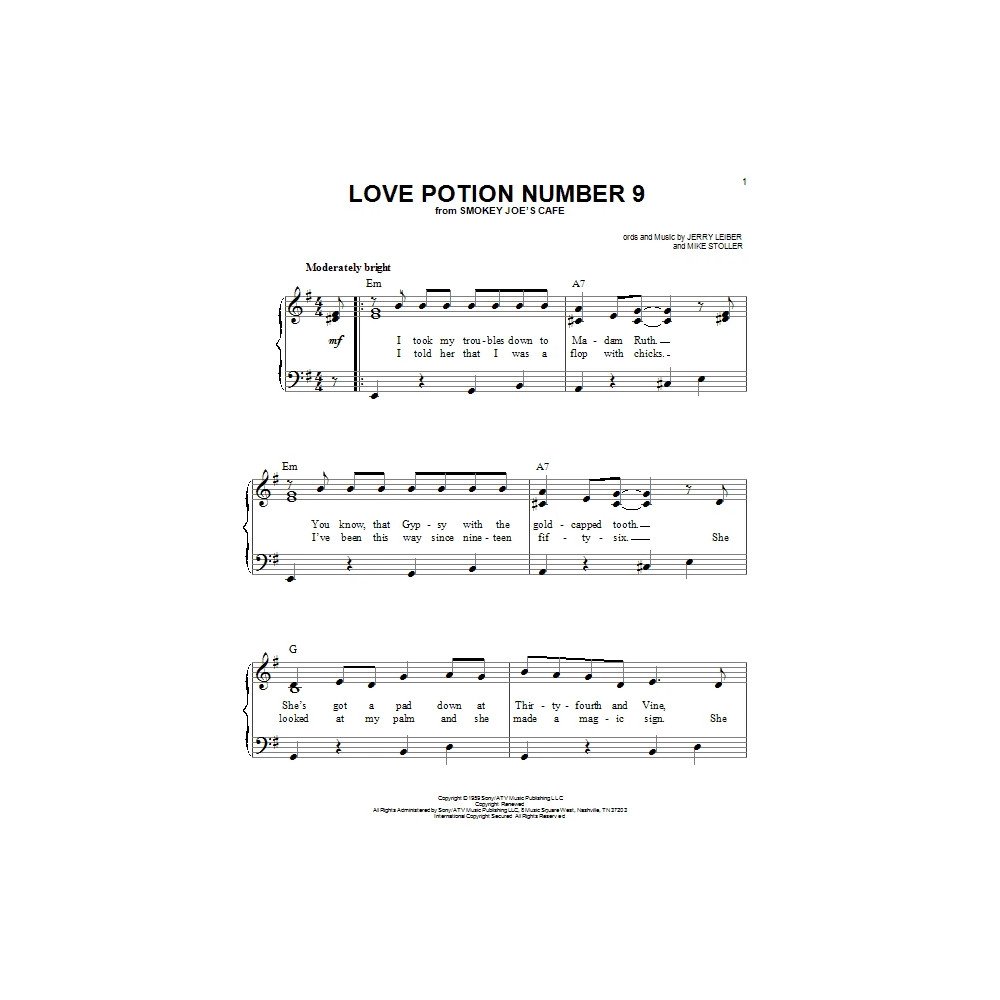 Love Potion Number 9