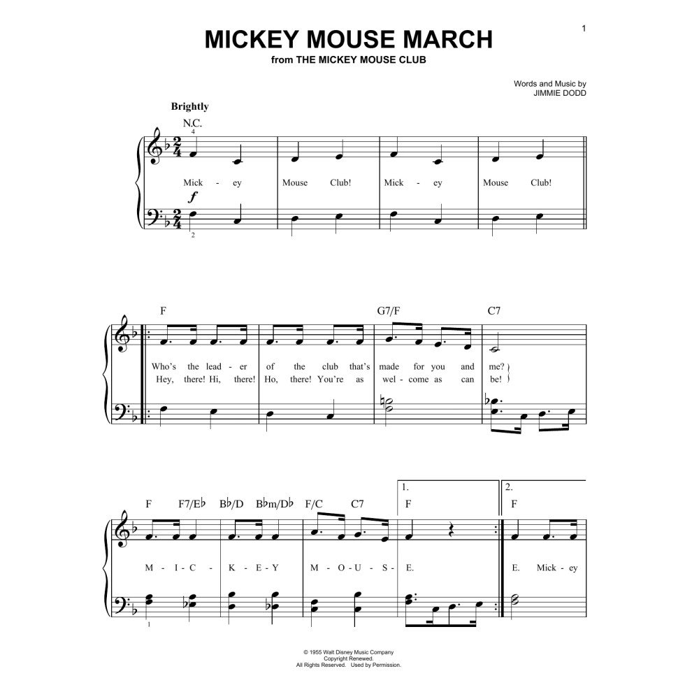 Mickey Mouse March (from The Mickey Mouse Club)