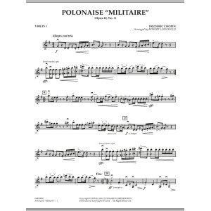 Polonaise Militaire - Violin 1