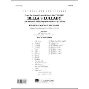 Bella's Lullaby (from "Twilight") - Full Score