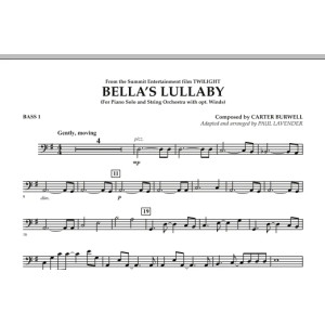 Bella's Lullaby (from "Twilight") - Bass 1