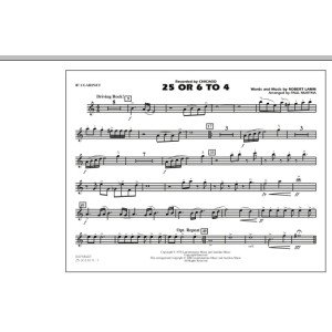 25 Or 6 To 4 - Bb Clarinet