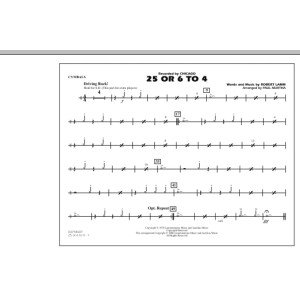 25 Or 6 To 4 - Cymbals
