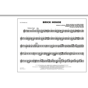 Brick House - Bb Tenor Sax