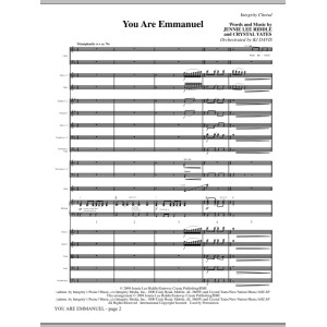 You Are Emmanuel - Full Score