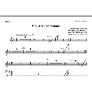 You Are Emmanuel - Harp