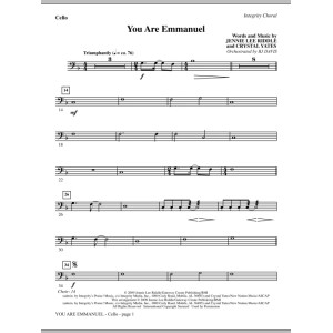 You Are Emmanuel - Kontrabass