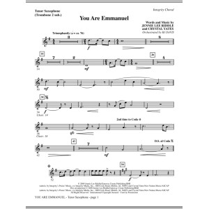 You Are Emmanuel - Fagott (Cello-Sub.)