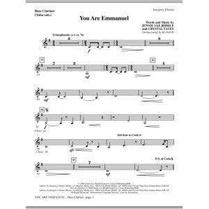 You Are Emmanuel - Alto Sax (Horn sub.)
