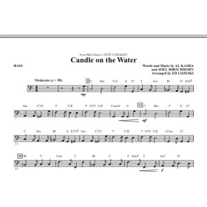 Candle On The Water (aus Pete''s Dragon) (arr. Ed Lojeski) - Bass