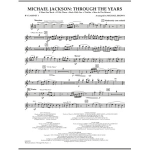 Michael Jackson: Through The Years - Bb Clarinet 1