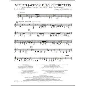 Michael Jackson: Through The Years - Bb Bass Clarinet