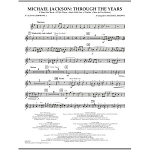 Michael Jackson: Through The Years - Eb Alto Saxophone 2