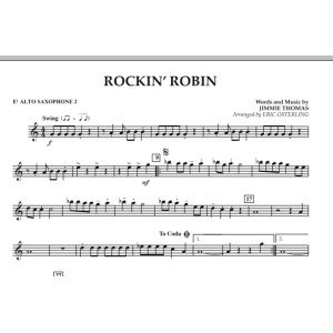 Rockin'' Robin - Eb Altsaxophon 2