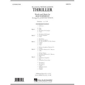 Thriller - Full Score